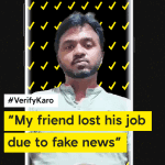 "My friend lost his job to fake news"