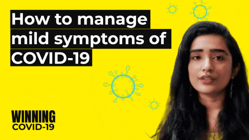 How to manage mild symptoms of COVID-19