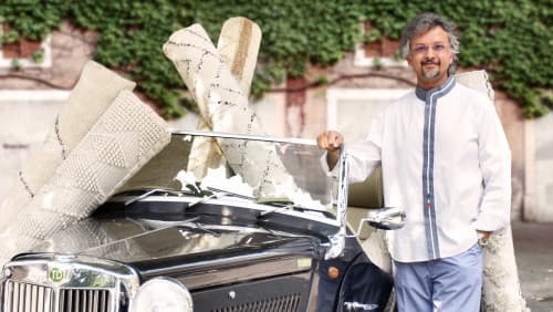 Turning plastic waste to trendy carpets