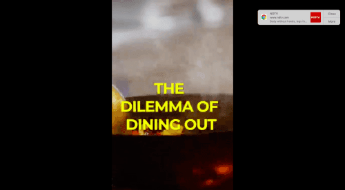 How has the dining experience changed during pandemic